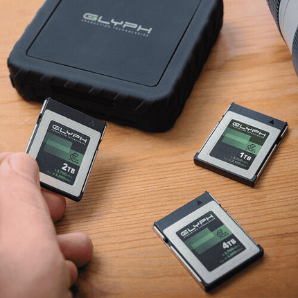 Glyph Technologies 4TB Capture+ CFexpress 4.0 Tipo B tarjeta de memoria 2-Pack alta velocidad 3700 MB/s lectura