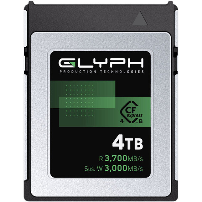Glyph Technologies 4TB Capture+ CFexpress 4.0 Tipo B tarjeta de memoria 2-Pack alta velocidad 3700 MB/s lectura