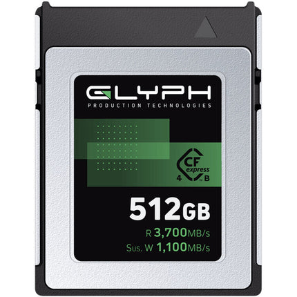 Glyph Technologies Capture+ CFexpress 4.0 Tipo B Tarjeta de Memoria 512GB 3700MBs 2-Pack