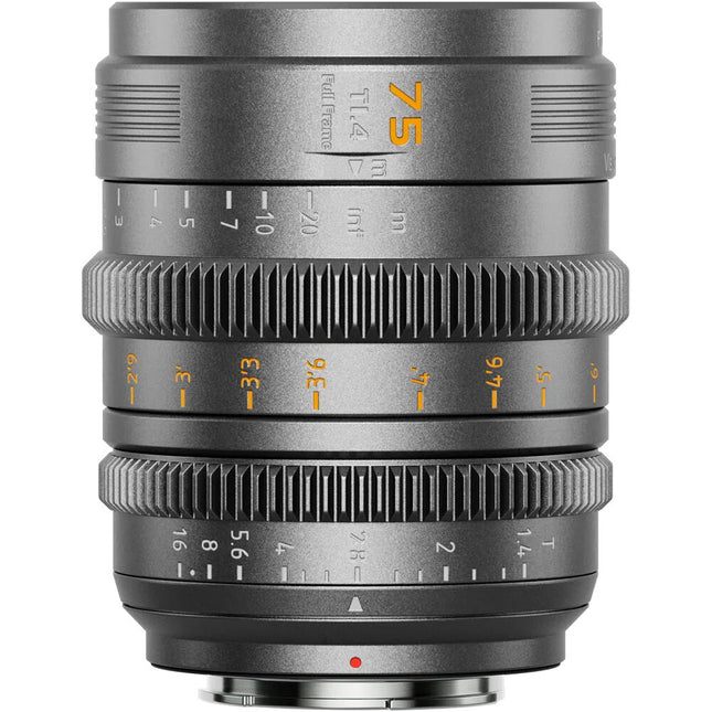 Sirui VP-1 Vision Prime 75mm T1.4 Objetivo Cine Full Frame Multimontura Metal Gris