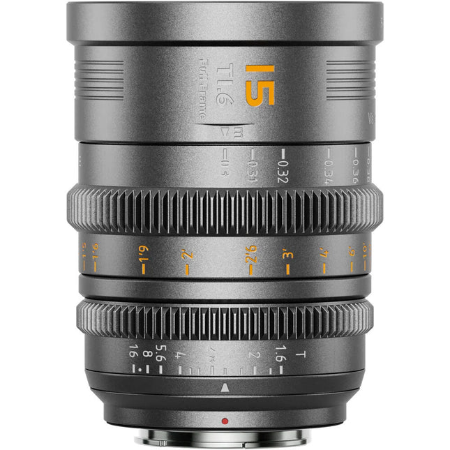 Sirui VP-1 Vision Prime 15mm T1.6 Lente Cine Full Frame Multi-Mount Metal Gris