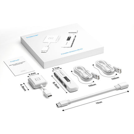 Lemorele P200 Set Transmisor Inalámbrico USB-C 1080p60 Alcance 50m