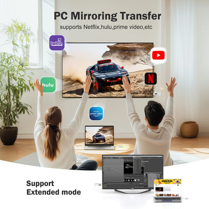 Lemorele P200 Set Transmisor Inalámbrico USB-C 1080p60 Alcance 50m