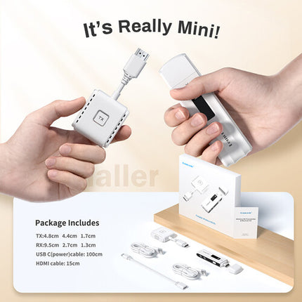 Lemorele P200 Set Transmisor Inalámbrico USB-C 1080p60 Alcance 50m