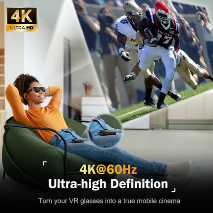 Lemorele HD200 Convertidor HDMI a USB-C portátil 4K UHD 5000 mAh batería