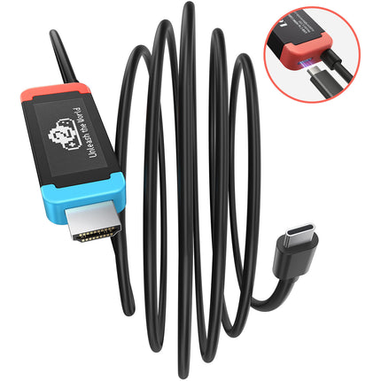Lemorele L100 Adaptador USB-C a HDMI Cable 6.6 4K UHD 60Hz 100W PD