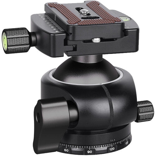 ARTCISE EB50B Cabezal Esférico de Perfil Bajo 50mm Pan 360° Tilt 90°