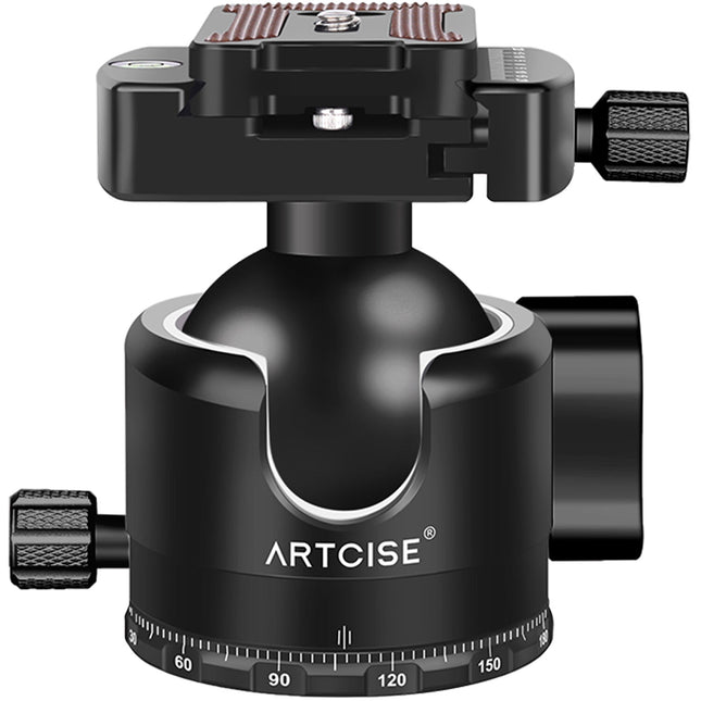 ARTCISE EB50B Cabezal Esférico de Perfil Bajo 50mm Pan 360° Tilt 90°