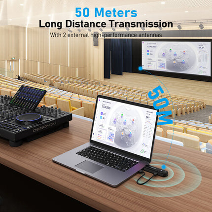 Lemorele P50 Transmisor Inalámbrico HDMI 1080p60 Alcance 50 m Set Completo