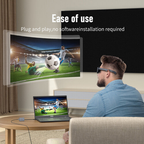 Lemorele LD50 Adaptador HDMI a USB-C para gafas AR 4K UHD 60 Hz