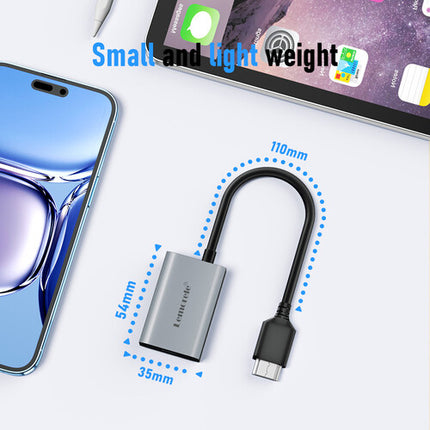 Lemorele LD50 Adaptador HDMI a USB-C para gafas AR 4K UHD 60 Hz