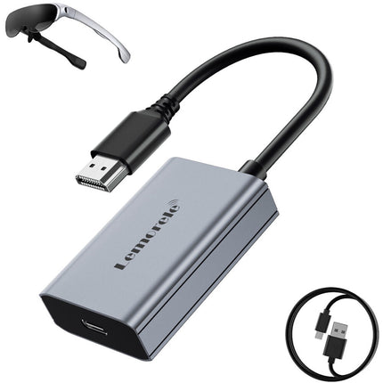 Lemorele LD50 Adaptador HDMI a USB-C para gafas AR 4K UHD 60 Hz