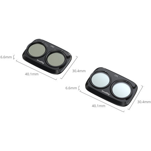 SmallRig Kit de Filtros VND 1-5 Stops y CPL para DJI Osmo Pocket 4P