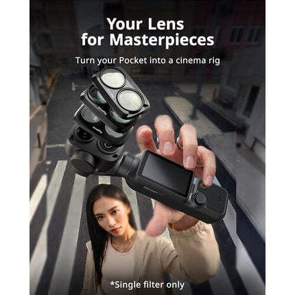 SmallRig Kit de Filtros VND 1-5 Stops y CPL para DJI Osmo Pocket 4P