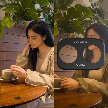 SmallRig Kit de Filtros VND CPL y Difusión para DJI Osmo Pocket 4P 1-5 Stops 1/4 Black Mist