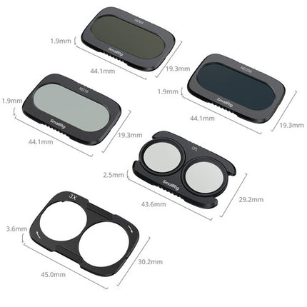 SmallRig Kit de Filtros ND16 ND64 ND256 CPL para DJI Osmo Pocket 4P