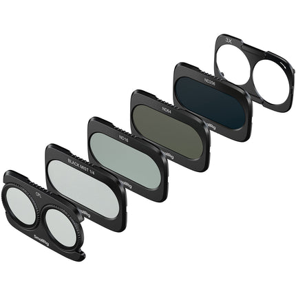 SmallRig Kit de 5 Filtros ND CPL Difusión para DJI Osmo Pocket 4P con ND16 ND64 ND256