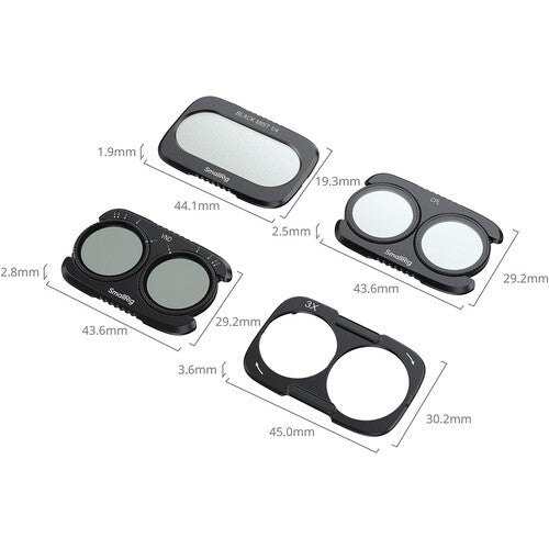 SmallRig Kit de Filtros VND Difusión CPL para DJI Osmo Pocket 4P 1-5 Stops