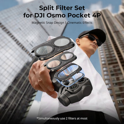 SmallRig Kit de Filtros VND Difusión CPL para DJI Osmo Pocket 4P 1-5 Stops