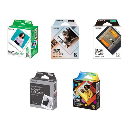 FUJIFILM instax SQUARE película instantánea 60 exposiciones 3.4x2.8 pulgadas