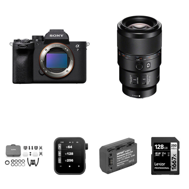 Sony a7 IV Cámara sin Espejo 33MP 4K 60p con Kit Fotografía Dental