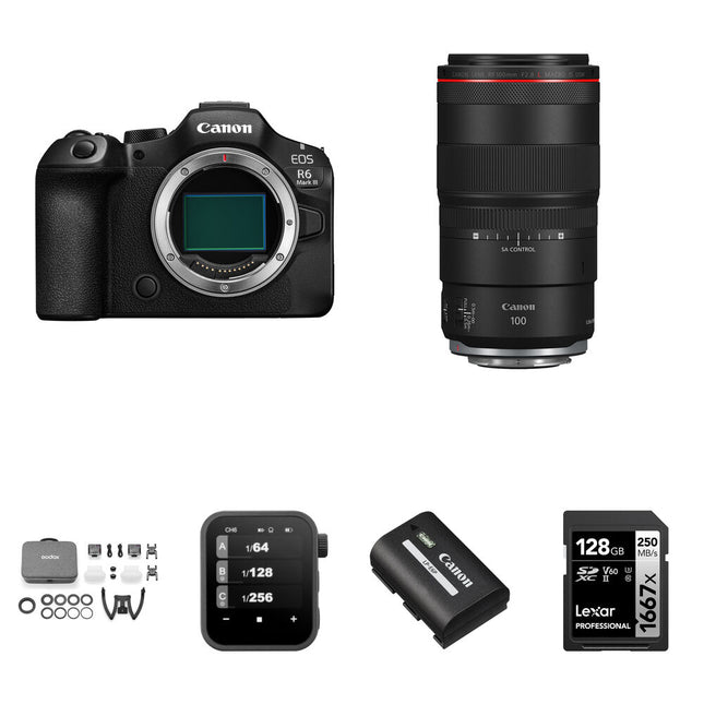 Canon EOS R6 Mark III Cámara sin Espejo 32.5MP 7K 60p Kit Fotografía Dental
