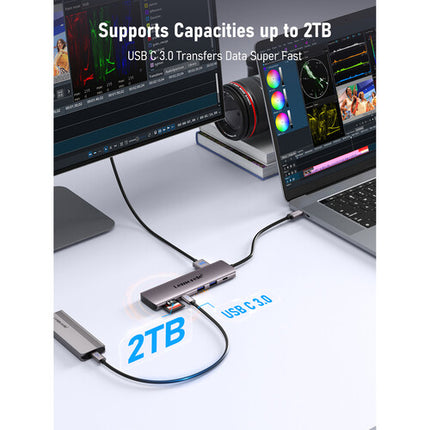 Lemorele TC91 Estación de Acoplamiento 10 en 1 con 100W PD y 2 HDMI 4K30