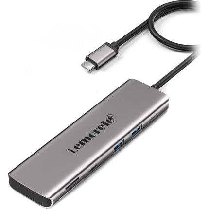 Lemorele TC91 Estación de Acoplamiento 10 en 1 con 100W PD y 2 HDMI 4K30
