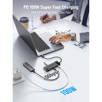 Lemorele TC93 Docking Station USB-C 4K HDMI 100W PD 10 en 1