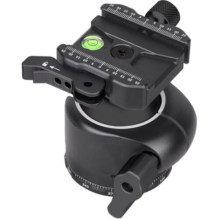 ARTCISE EB50BF Cabeza de Bola Perfil Bajo 50mm Nivel Burbuja 360°