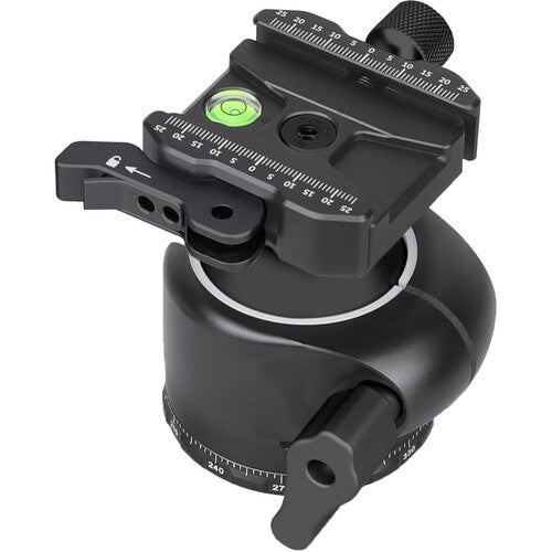 ARTCISE EB50BF Cabeza de Bola Perfil Bajo 50mm Nivel Burbuja 360°