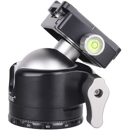 ARTCISE EB50 Cabeza de Bola Perfil Bajo 50mm Giro 360° Inclinación 90° Plata