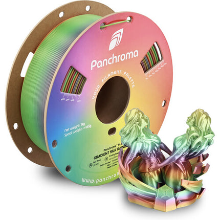 Polymaker Panchroma Gradient Silk PLA Filamento 1kg 1.75mm Arcoíris