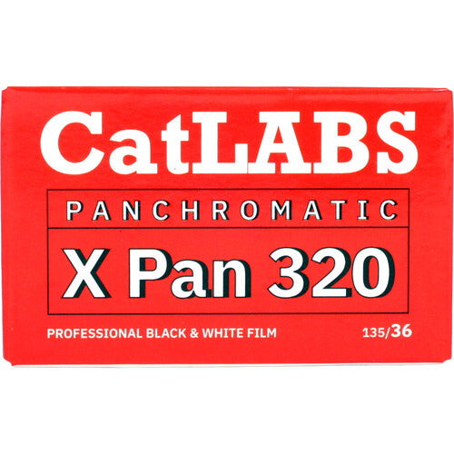 CatLABS X Pan 320 Película Negativa Blanco y Negro 35mm 36 Exposiciones ISO 320