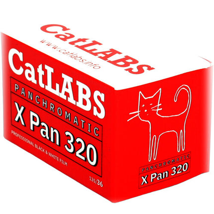 CatLABS X Pan 320 Película Negativa Blanco y Negro 35mm 36 Exposiciones ISO 320