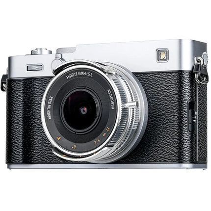 Brightin Star 10mm f5.6 Pro Objetivo Ojo de Pez APS-C 175° Sony E Plata