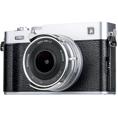 Brightin Star 10mm f5.6 Pro Objetivo Ojo de Pez APS-C 175° Sony E Plata
