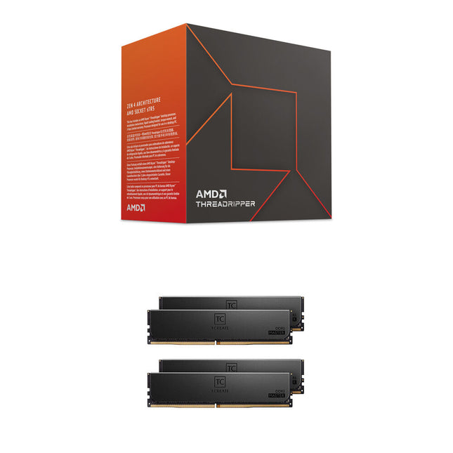 AMD Ryzen Threadripper 7960X Procesador 24 Núcleos 64GB DDR5 6000 MHz Memoria ECC RDIMM