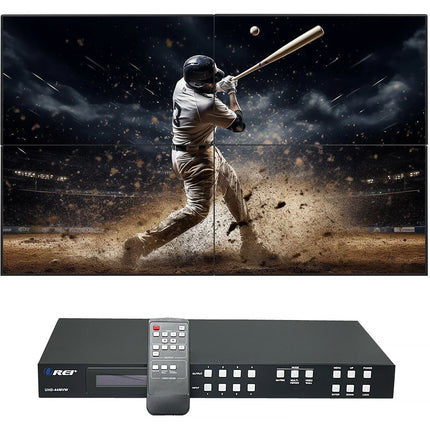 OREI UHD-44MVW Matriz HDMI 4x4 UHD 4K60 18 Gb/s 12 Modos Multiviewer