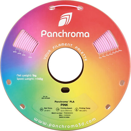 Polymaker Panchroma Basic PLA rosa filamento para impresora 3D 350mm/s