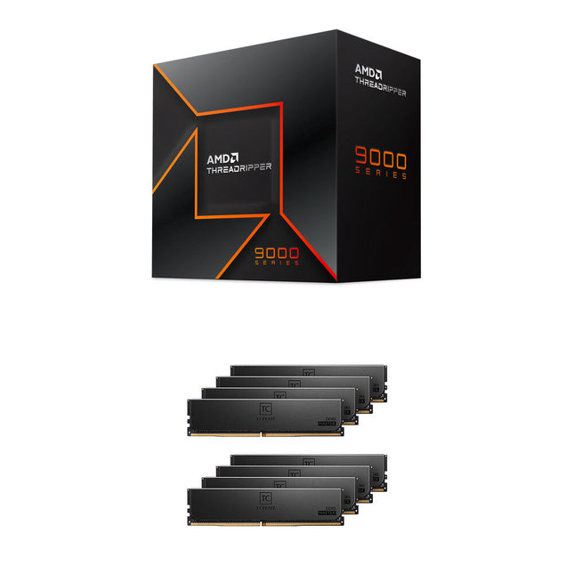 AMD Ryzen Threadripper 9960X Procesador 24 Núcleos y Memoria DDR5 128GB 6000MHz ECC RDIMM