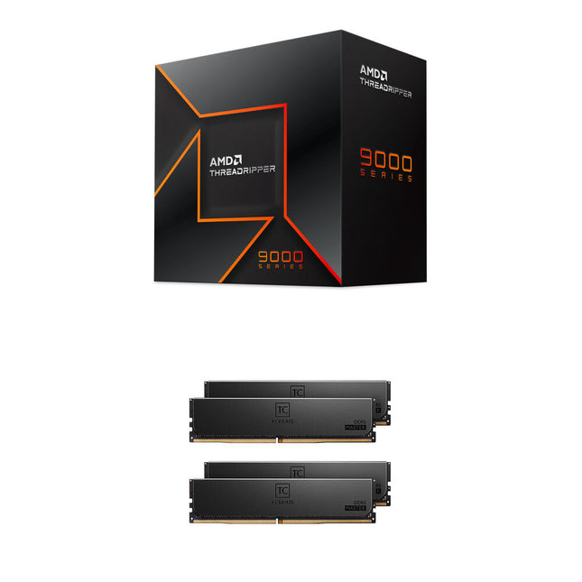 AMD Ryzen Threadripper 9960X Procesador 24 Núcleos y 64GB DDR5 6000 MHz ECC