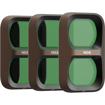 PolarPro Shutter Collection Filtros ND8 ND32 ND128 para DJI Osmo Pocket 4 Pro 3-Pack