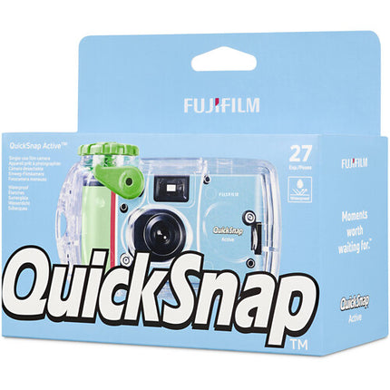 FUJIFILM QuickSnap Waterproof 800 Cámara Desechable Impermeable 32mm 27 Exposiciones