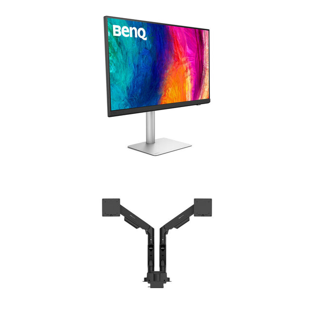 BenQ PD3226G Monitores de Diseño Dual 31.5" 4K UHD 144 Hz con Ergo Arm