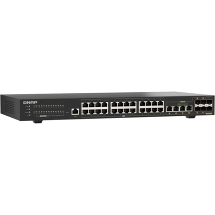QNAP QSW-M2130-4C2S24T Switch de Red Gestionado 30 Puertos 24x2.5G 4x10G Rack