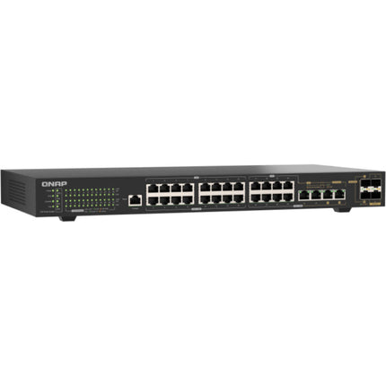QNAP QSW-M2130P-2C2S26T Switch de Red Gestionado 30 Puertos 2.5G 10G PoE++ 240 Gb/s