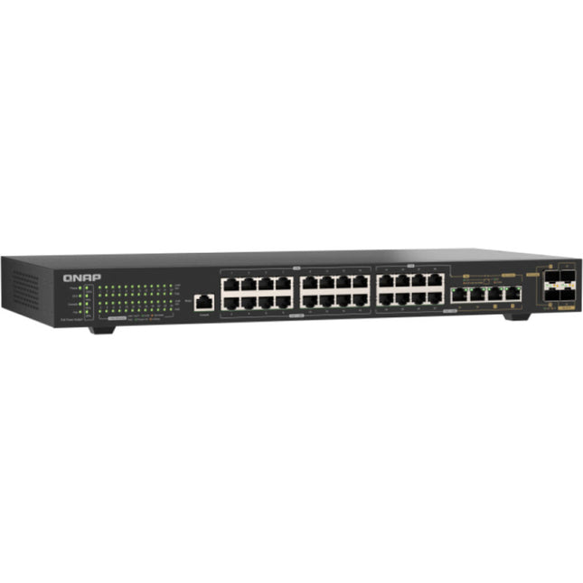 QNAP QSW-M2130P-2C2S26T Switch de Red Gestionado 30 Puertos 2.5G 10G PoE++ 240 Gb/s