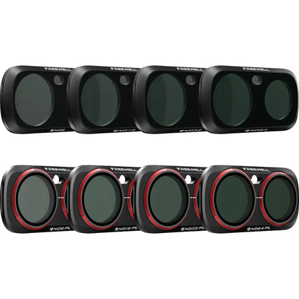 Freewell All Day Kit de 8 Filtros ND y ND/PL para Insta360 Luna Ultra
