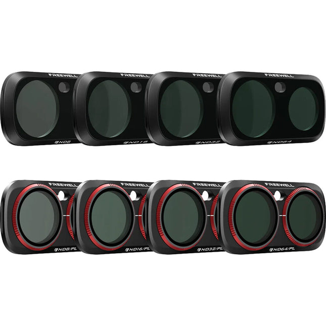 Freewell All Day Kit de 8 Filtros ND y ND/PL para Insta360 Luna Ultra